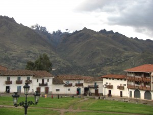 Dorfplatz von Chacas