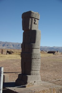 sehr beeindruckende Statue einer Aymaragottheit