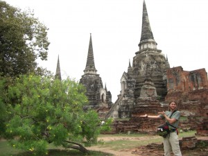 weiter gings zum Wat Phra Si Samphet mit seinen 3 grossen Chedis (=Stupas)