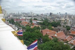 und vom Golden Mount aus, Bangkok von oben betrachtet
