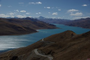 ...Himmel blau, See blau, eisbedeckte Berge - Herz was willst du mehr?