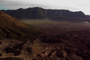 Die Aussicht von oben auf den grossen, erloschenen Krater ist einzigartig